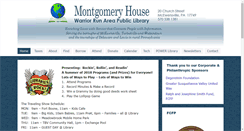Desktop Screenshot of montgomeryhouselibrary.org